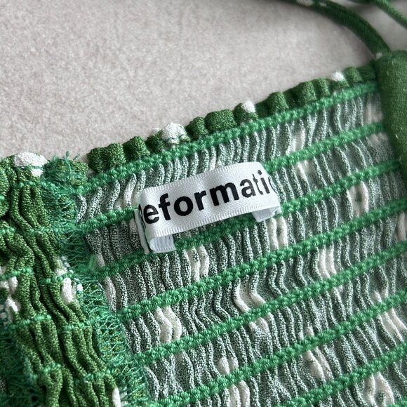 Reformation Meyer Top in Hannah ASO Sarah Cameron - Picture 10 of 16